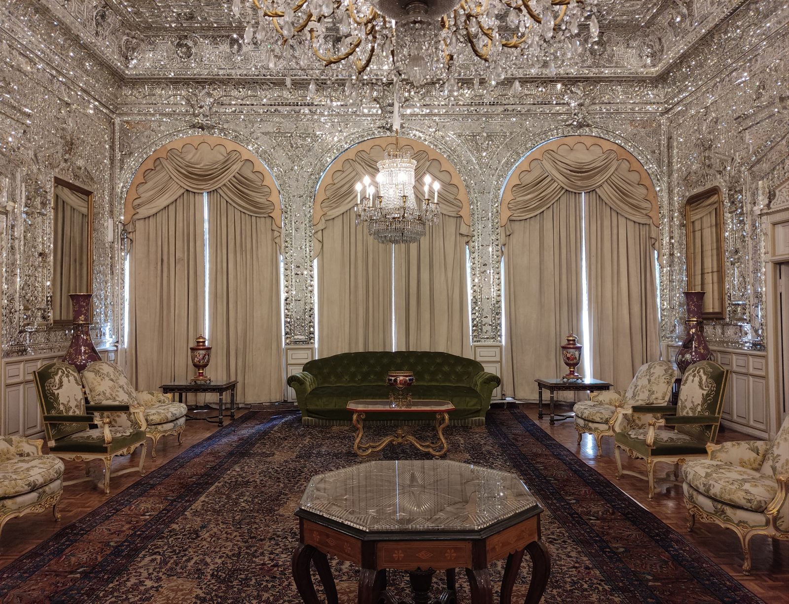 The Hall of Mirrors (Talar-e Ayeneh) inside Golestan Palace
